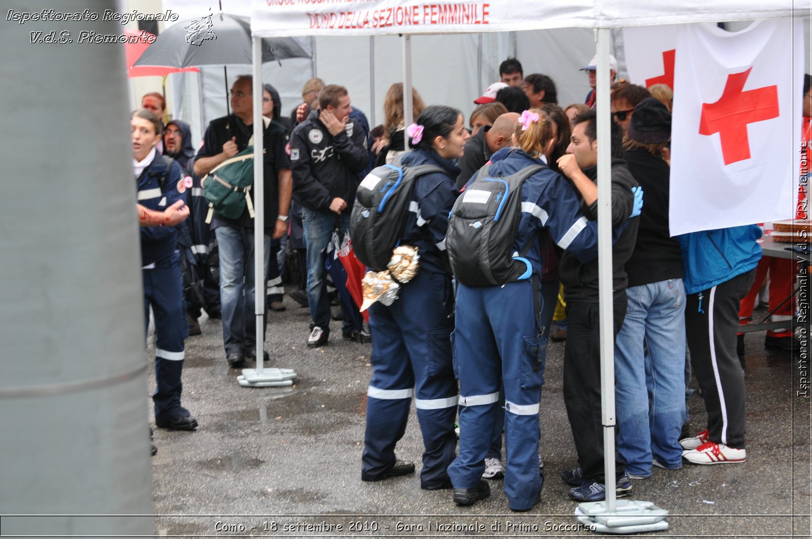 Como - 18 settembre 2010 - Gara Nazionale di Primo Soccorso -  Croce Rossa Italiana - Ispettorato Regionale Volontari del Soccorso Piemonte