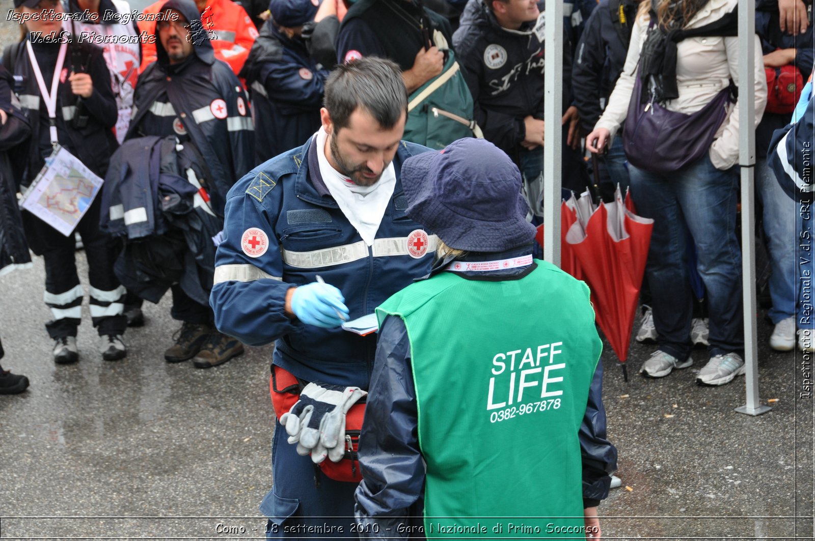 Como - 18 settembre 2010 - Gara Nazionale di Primo Soccorso -  Croce Rossa Italiana - Ispettorato Regionale Volontari del Soccorso Piemonte