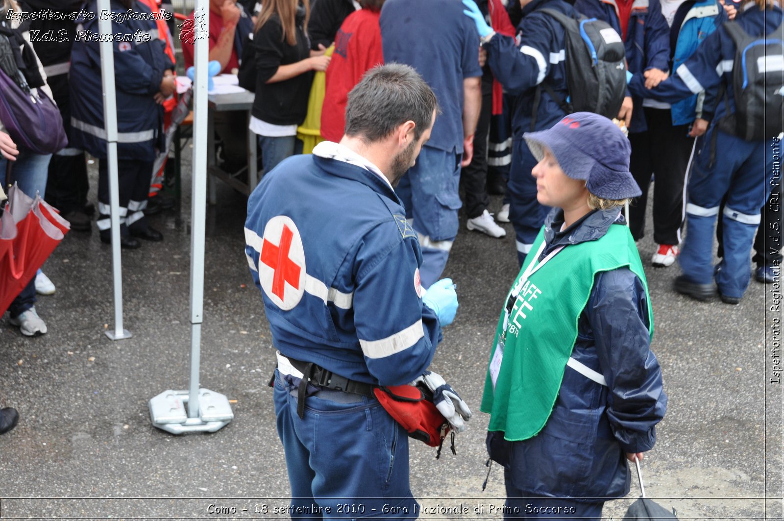 Como - 18 settembre 2010 - Gara Nazionale di Primo Soccorso -  Croce Rossa Italiana - Ispettorato Regionale Volontari del Soccorso Piemonte