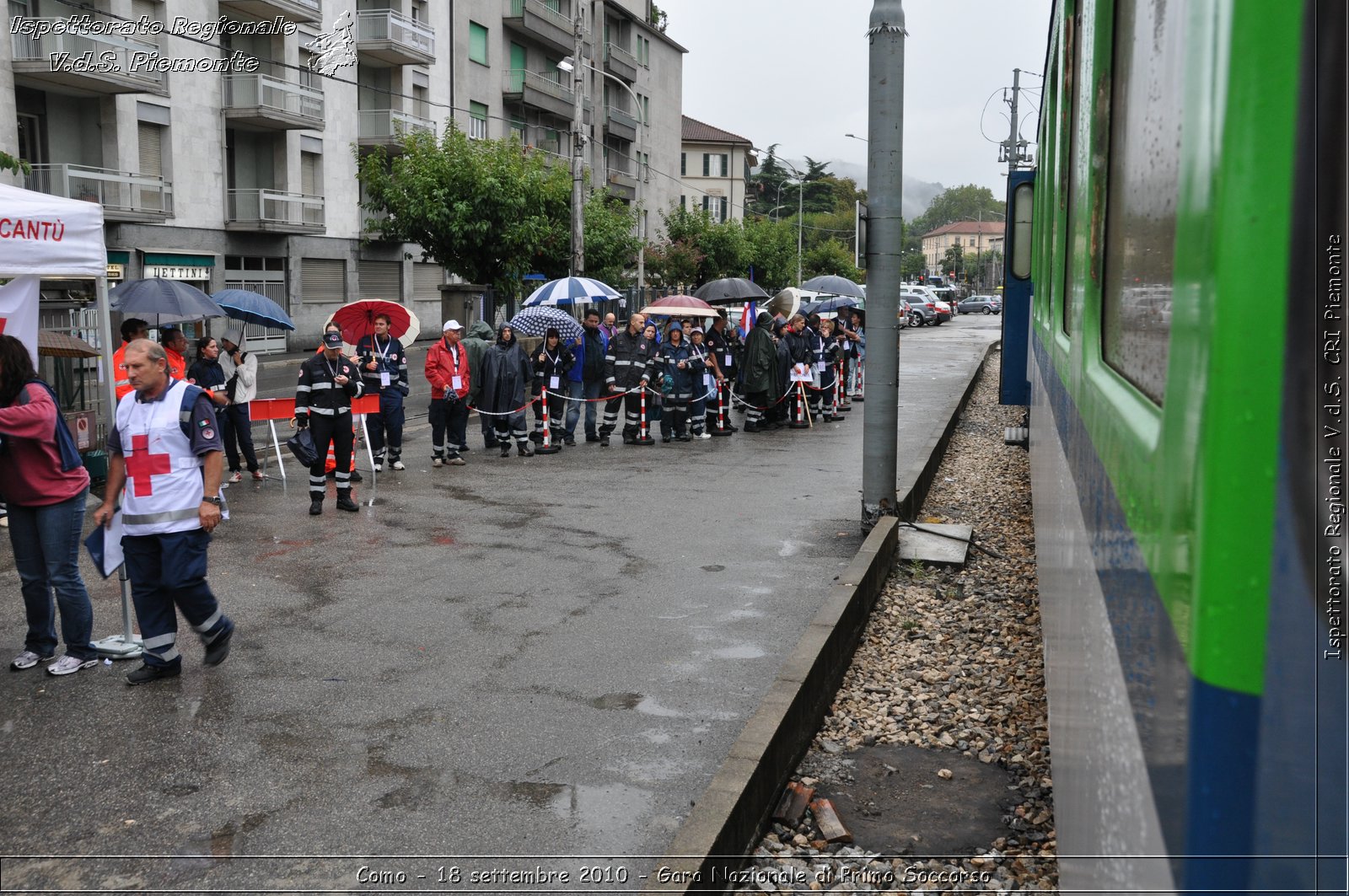 Como - 18 settembre 2010 - Gara Nazionale di Primo Soccorso -  Croce Rossa Italiana - Ispettorato Regionale Volontari del Soccorso Piemonte