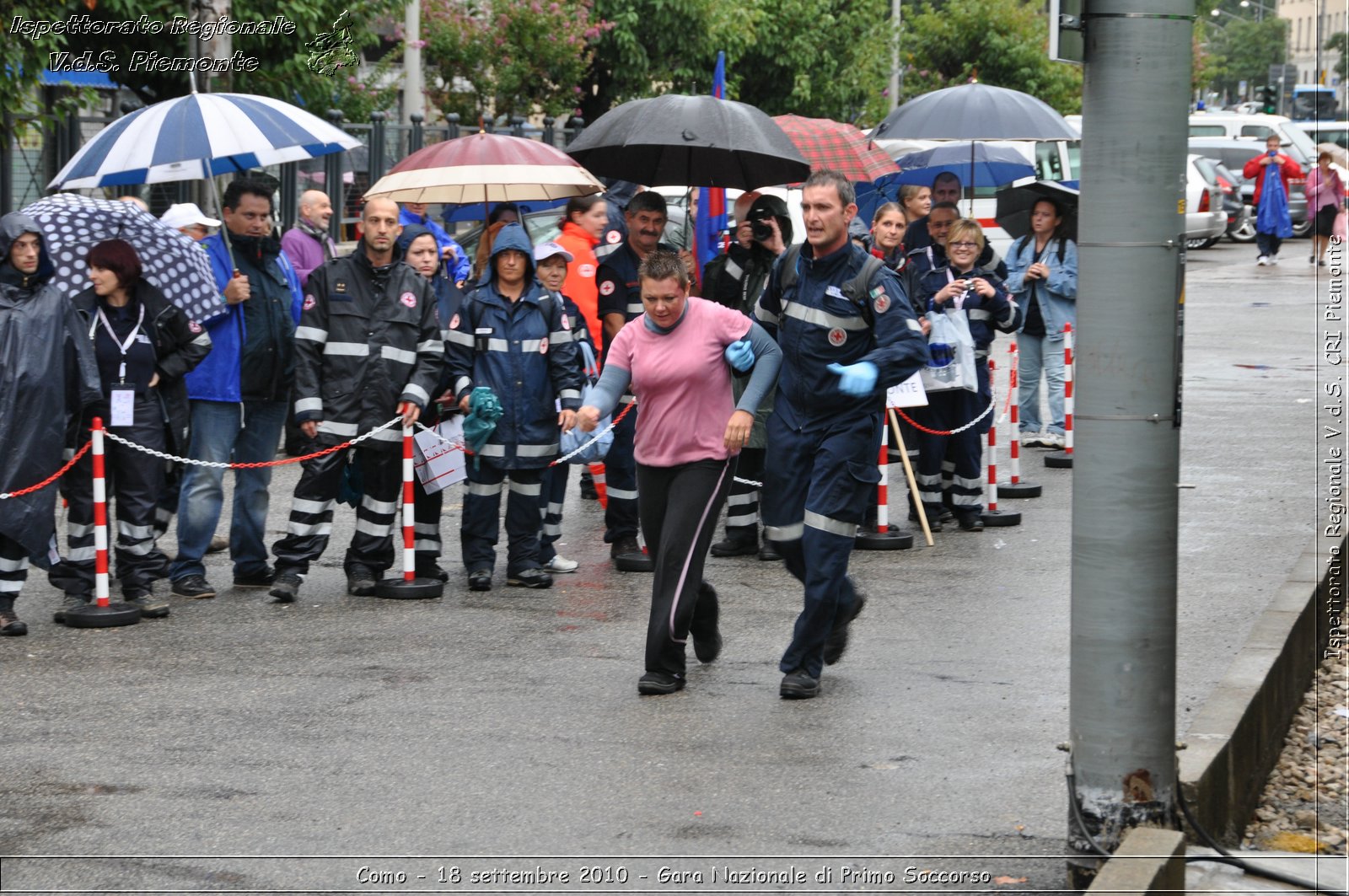 Como - 18 settembre 2010 - Gara Nazionale di Primo Soccorso -  Croce Rossa Italiana - Ispettorato Regionale Volontari del Soccorso Piemonte