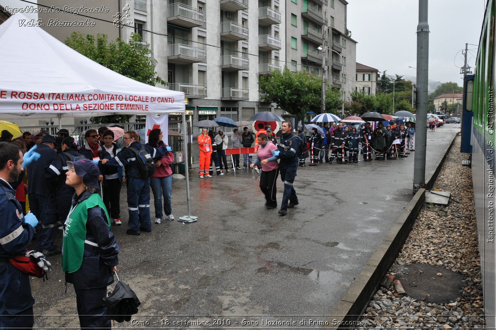 Como - 18 settembre 2010 - Gara Nazionale di Primo Soccorso -  Croce Rossa Italiana - Ispettorato Regionale Volontari del Soccorso Piemonte