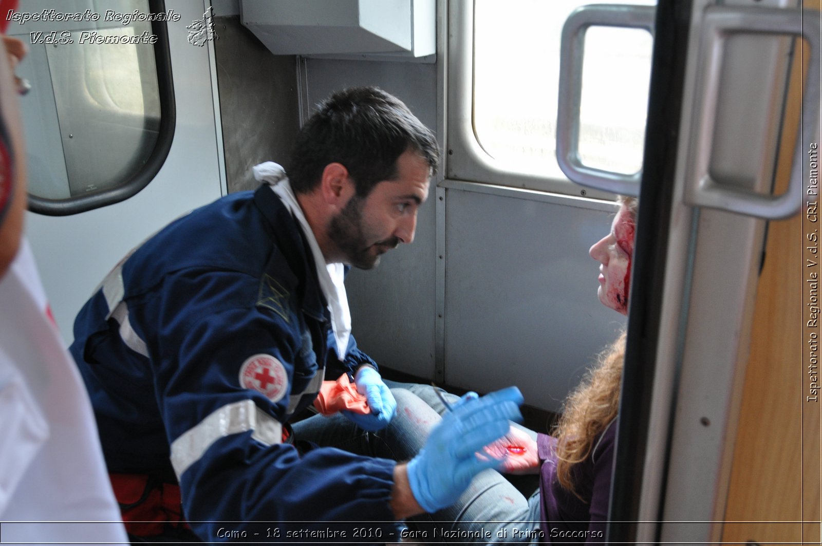 Como - 18 settembre 2010 - Gara Nazionale di Primo Soccorso -  Croce Rossa Italiana - Ispettorato Regionale Volontari del Soccorso Piemonte