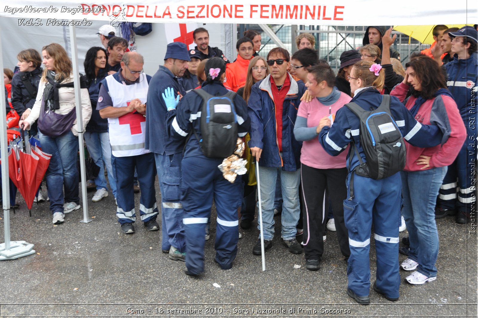 Como - 18 settembre 2010 - Gara Nazionale di Primo Soccorso -  Croce Rossa Italiana - Ispettorato Regionale Volontari del Soccorso Piemonte