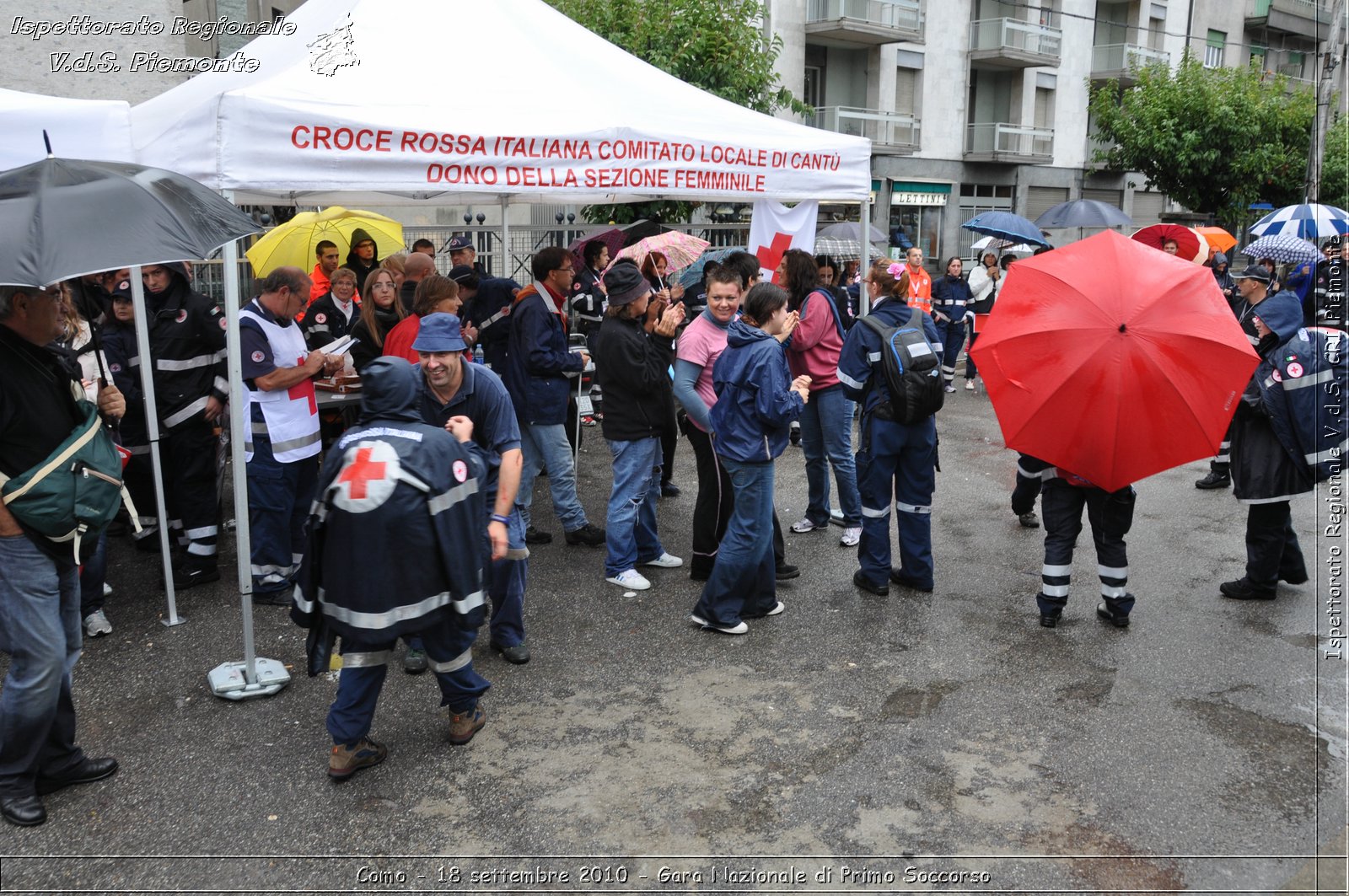 Como - 18 settembre 2010 - Gara Nazionale di Primo Soccorso -  Croce Rossa Italiana - Ispettorato Regionale Volontari del Soccorso Piemonte