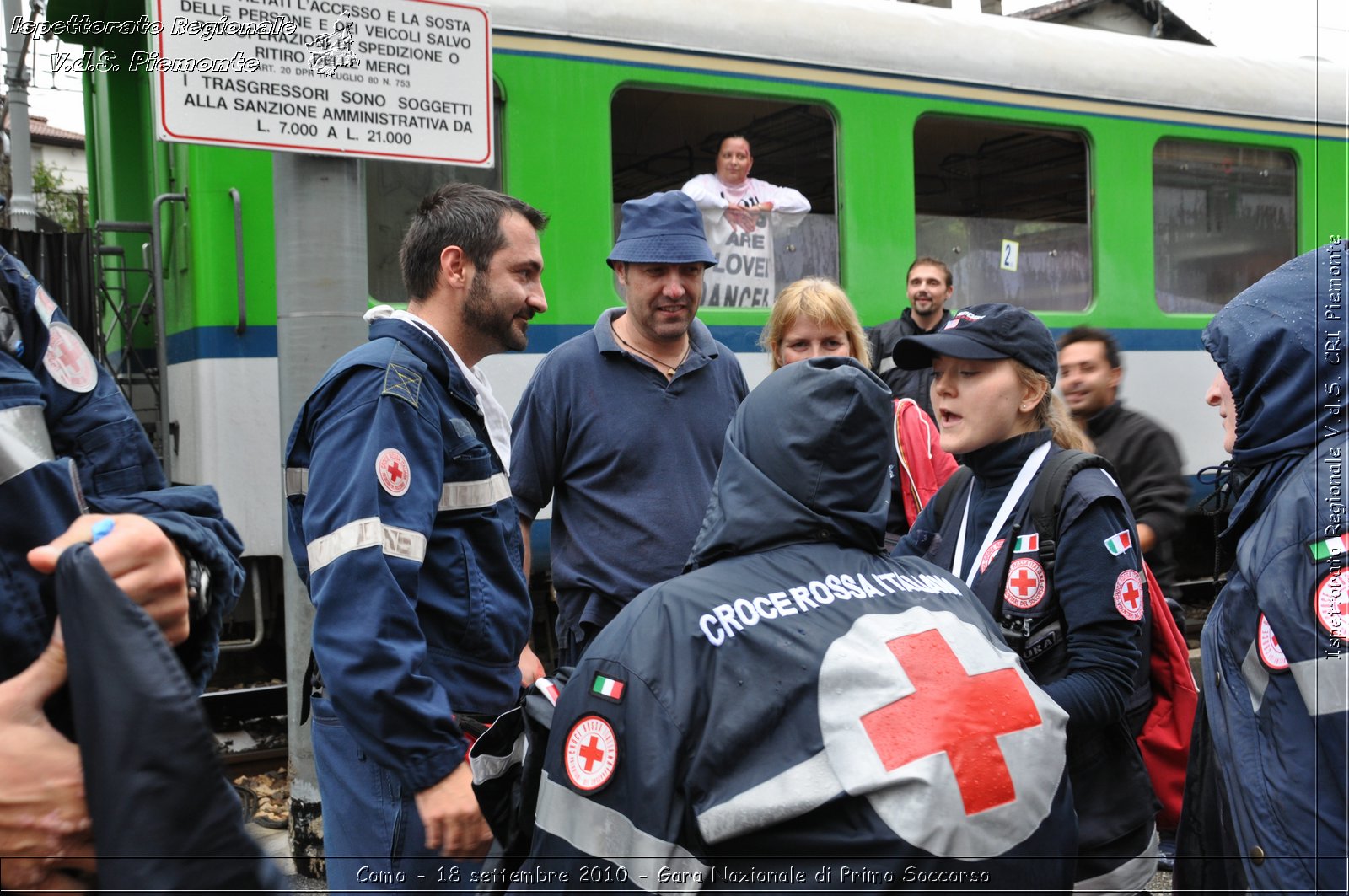 Como - 18 settembre 2010 - Gara Nazionale di Primo Soccorso -  Croce Rossa Italiana - Ispettorato Regionale Volontari del Soccorso Piemonte