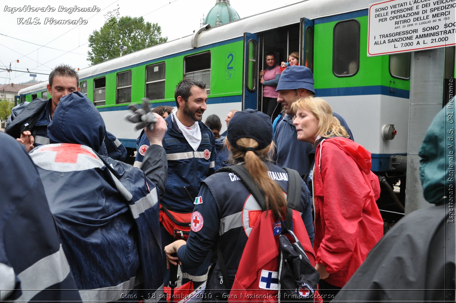 Como - 18 settembre 2010 - Gara Nazionale di Primo Soccorso -  Croce Rossa Italiana - Ispettorato Regionale Volontari del Soccorso Piemonte