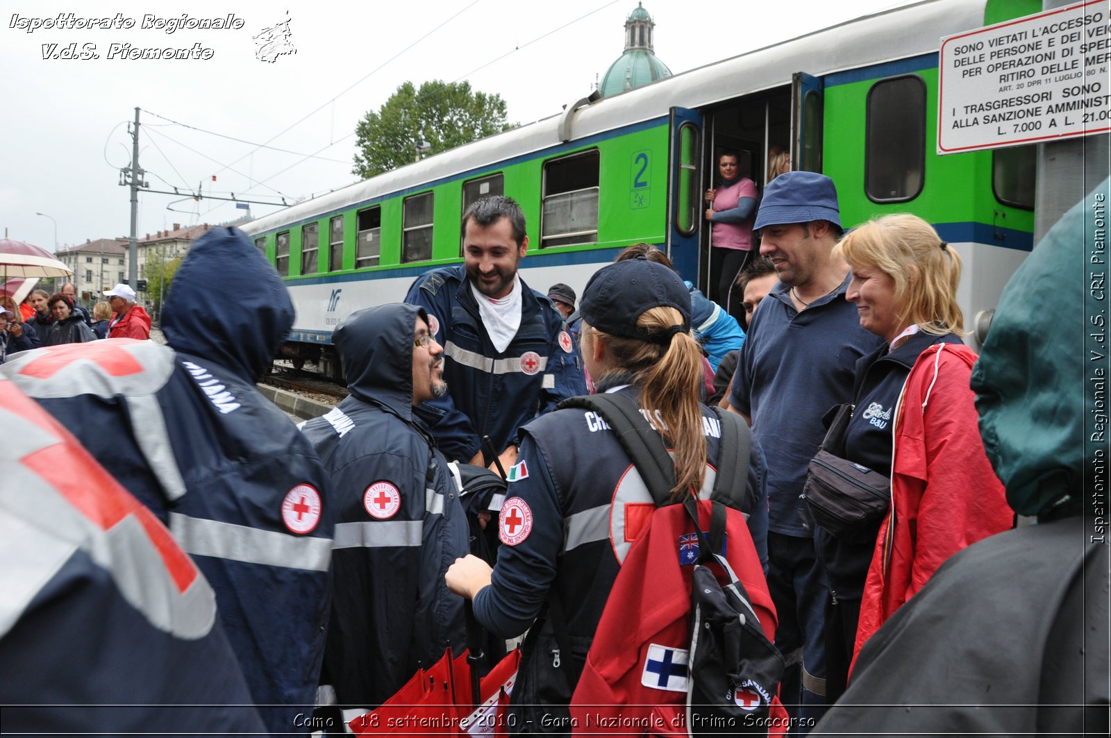 Como - 18 settembre 2010 - Gara Nazionale di Primo Soccorso -  Croce Rossa Italiana - Ispettorato Regionale Volontari del Soccorso Piemonte