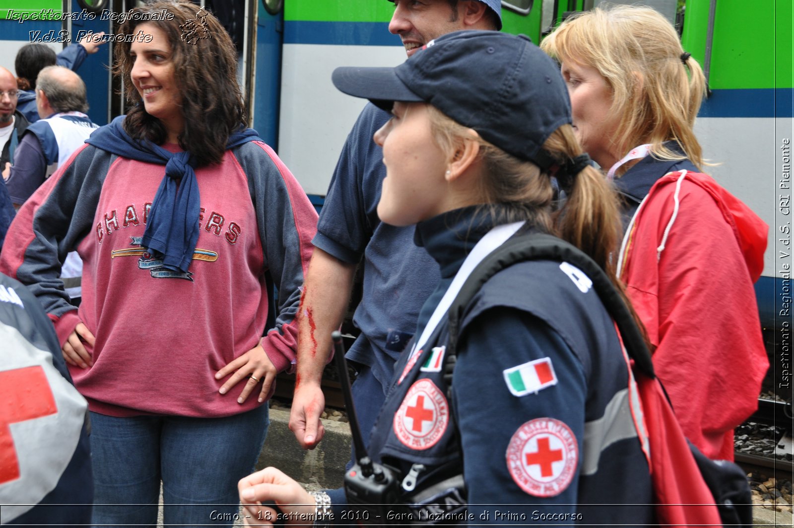 Como - 18 settembre 2010 - Gara Nazionale di Primo Soccorso -  Croce Rossa Italiana - Ispettorato Regionale Volontari del Soccorso Piemonte