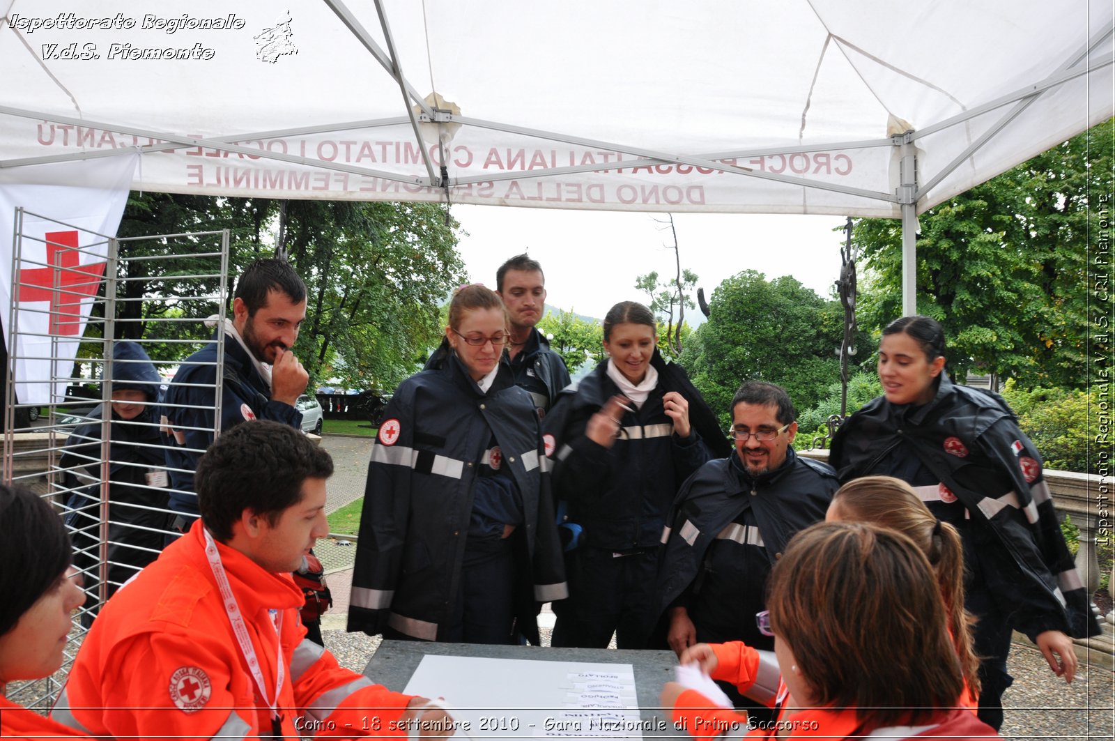 Como - 18 settembre 2010 - Gara Nazionale di Primo Soccorso -  Croce Rossa Italiana - Ispettorato Regionale Volontari del Soccorso Piemonte