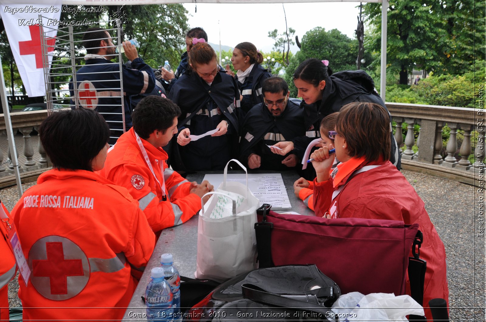 Como - 18 settembre 2010 - Gara Nazionale di Primo Soccorso -  Croce Rossa Italiana - Ispettorato Regionale Volontari del Soccorso Piemonte