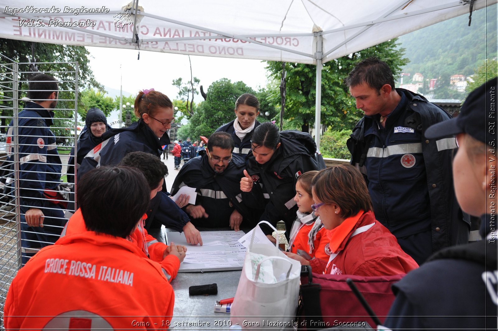 Como - 18 settembre 2010 - Gara Nazionale di Primo Soccorso -  Croce Rossa Italiana - Ispettorato Regionale Volontari del Soccorso Piemonte