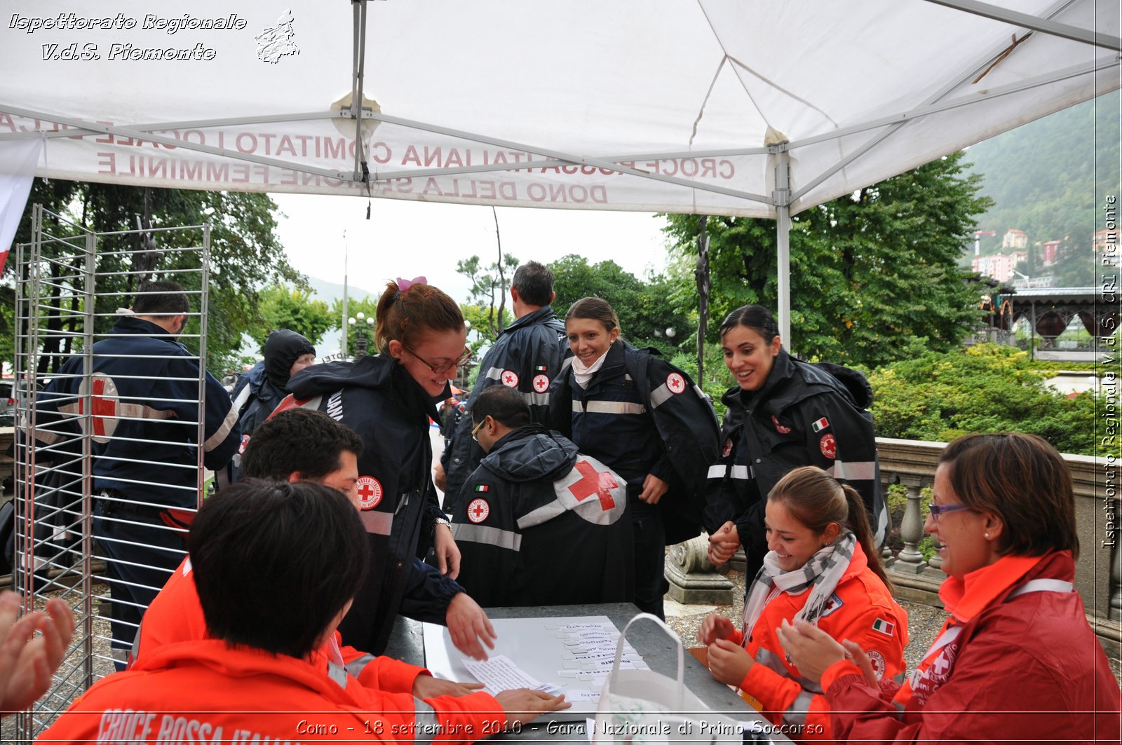 Como - 18 settembre 2010 - Gara Nazionale di Primo Soccorso -  Croce Rossa Italiana - Ispettorato Regionale Volontari del Soccorso Piemonte