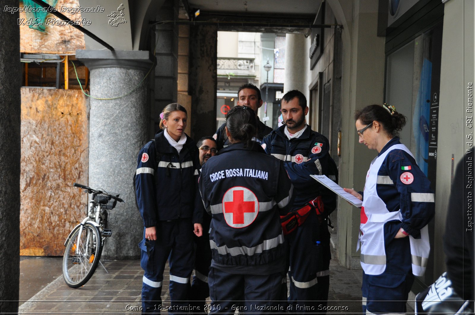 Como - 18 settembre 2010 - Gara Nazionale di Primo Soccorso -  Croce Rossa Italiana - Ispettorato Regionale Volontari del Soccorso Piemonte