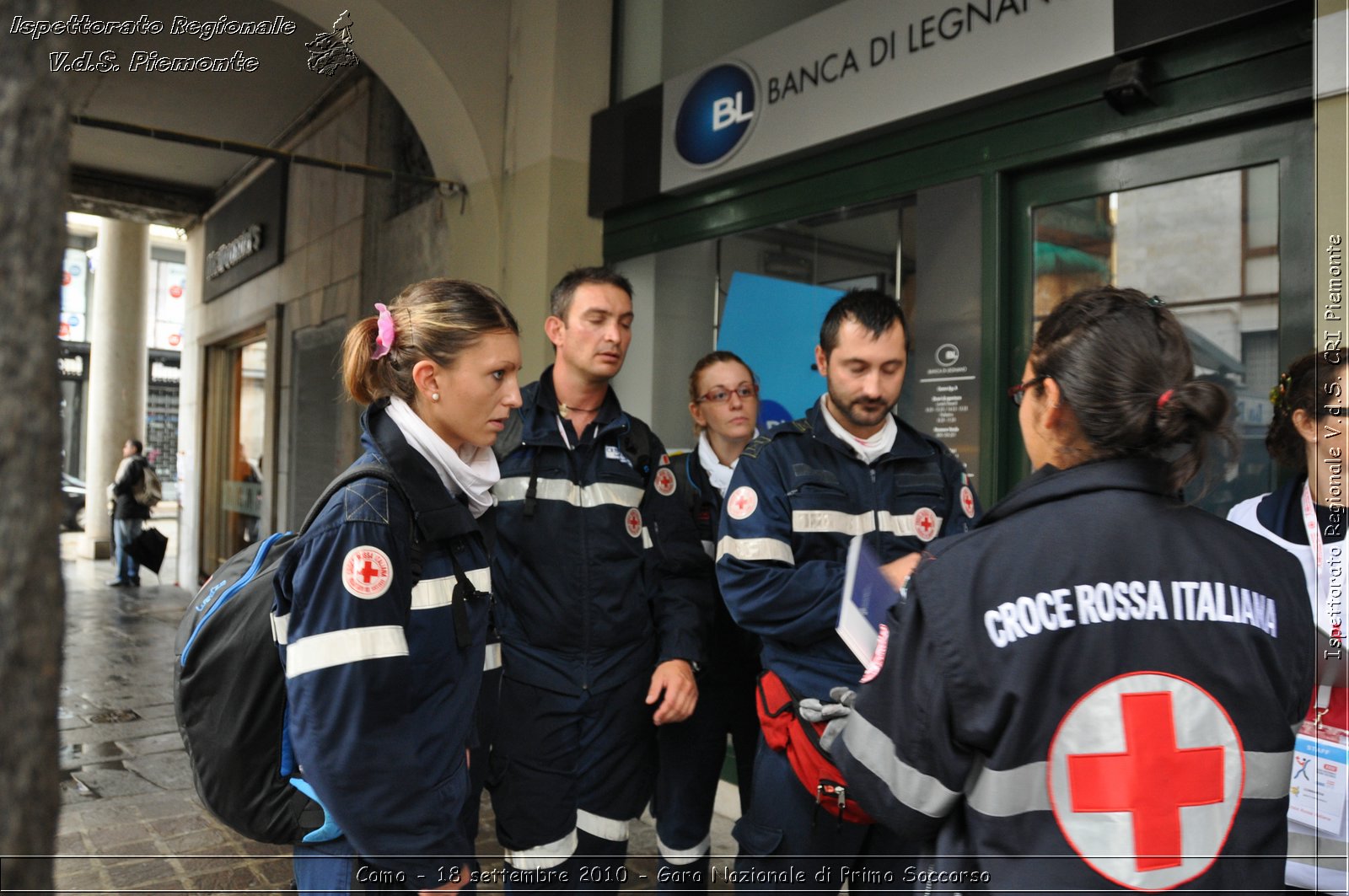 Como - 18 settembre 2010 - Gara Nazionale di Primo Soccorso -  Croce Rossa Italiana - Ispettorato Regionale Volontari del Soccorso Piemonte