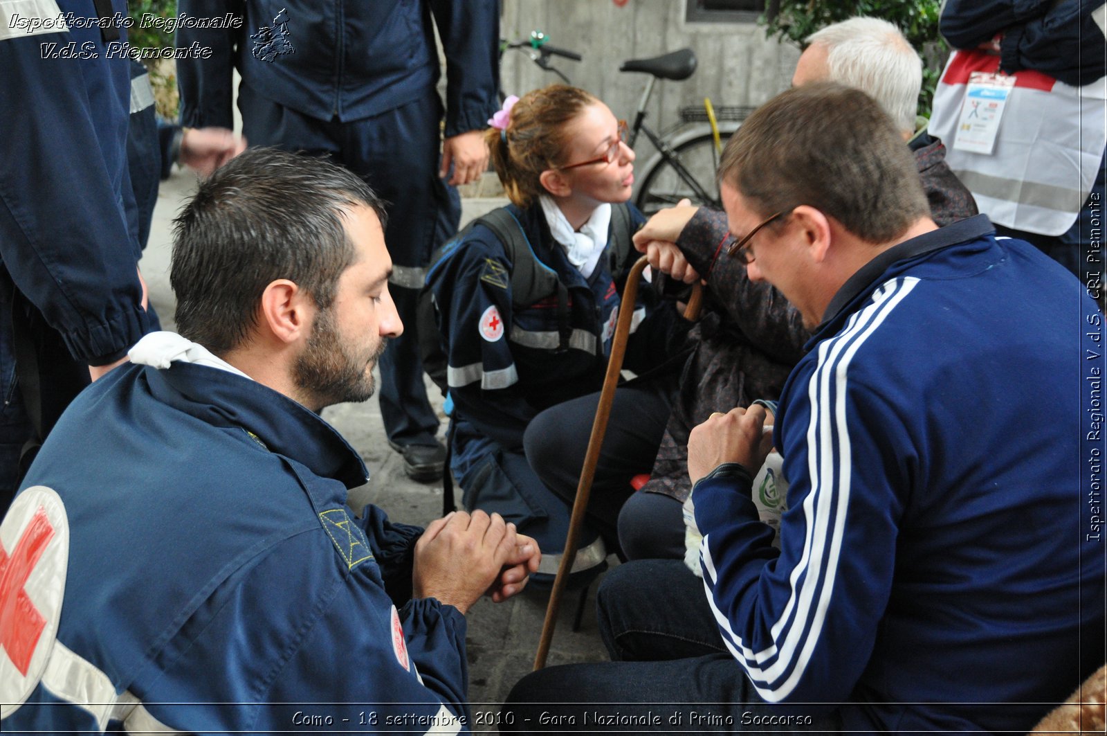 Como - 18 settembre 2010 - Gara Nazionale di Primo Soccorso -  Croce Rossa Italiana - Ispettorato Regionale Volontari del Soccorso Piemonte