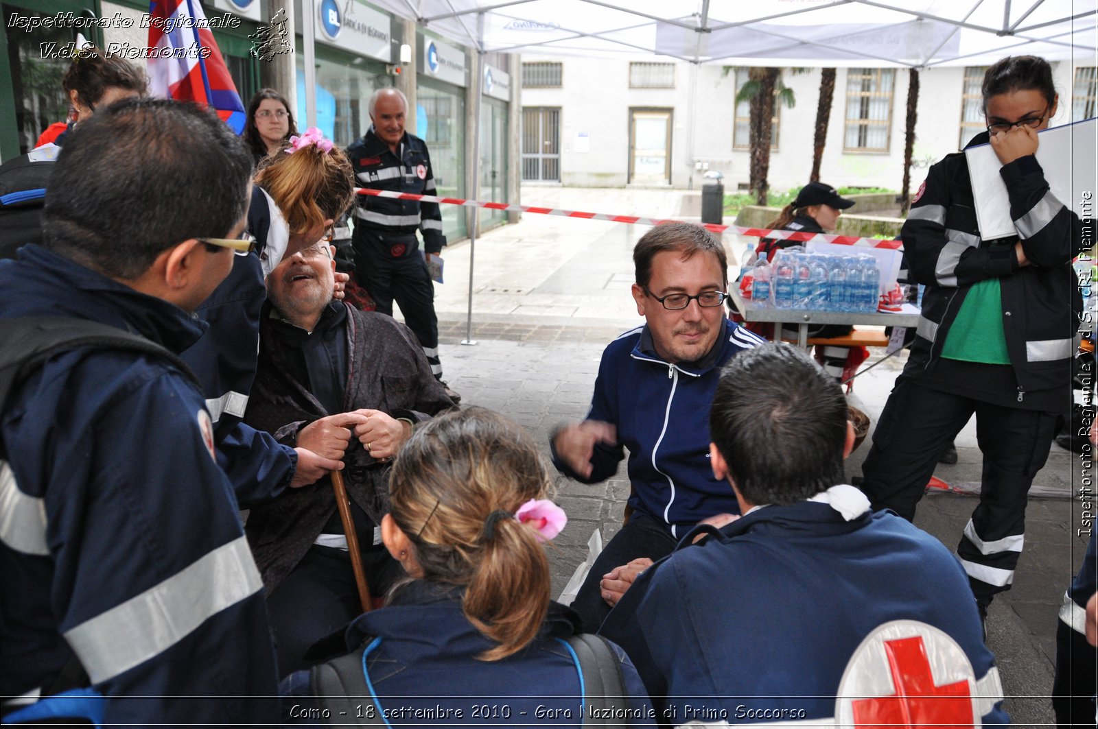 Como - 18 settembre 2010 - Gara Nazionale di Primo Soccorso -  Croce Rossa Italiana - Ispettorato Regionale Volontari del Soccorso Piemonte