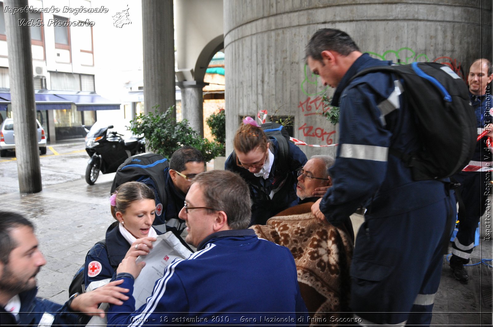 Como - 18 settembre 2010 - Gara Nazionale di Primo Soccorso -  Croce Rossa Italiana - Ispettorato Regionale Volontari del Soccorso Piemonte