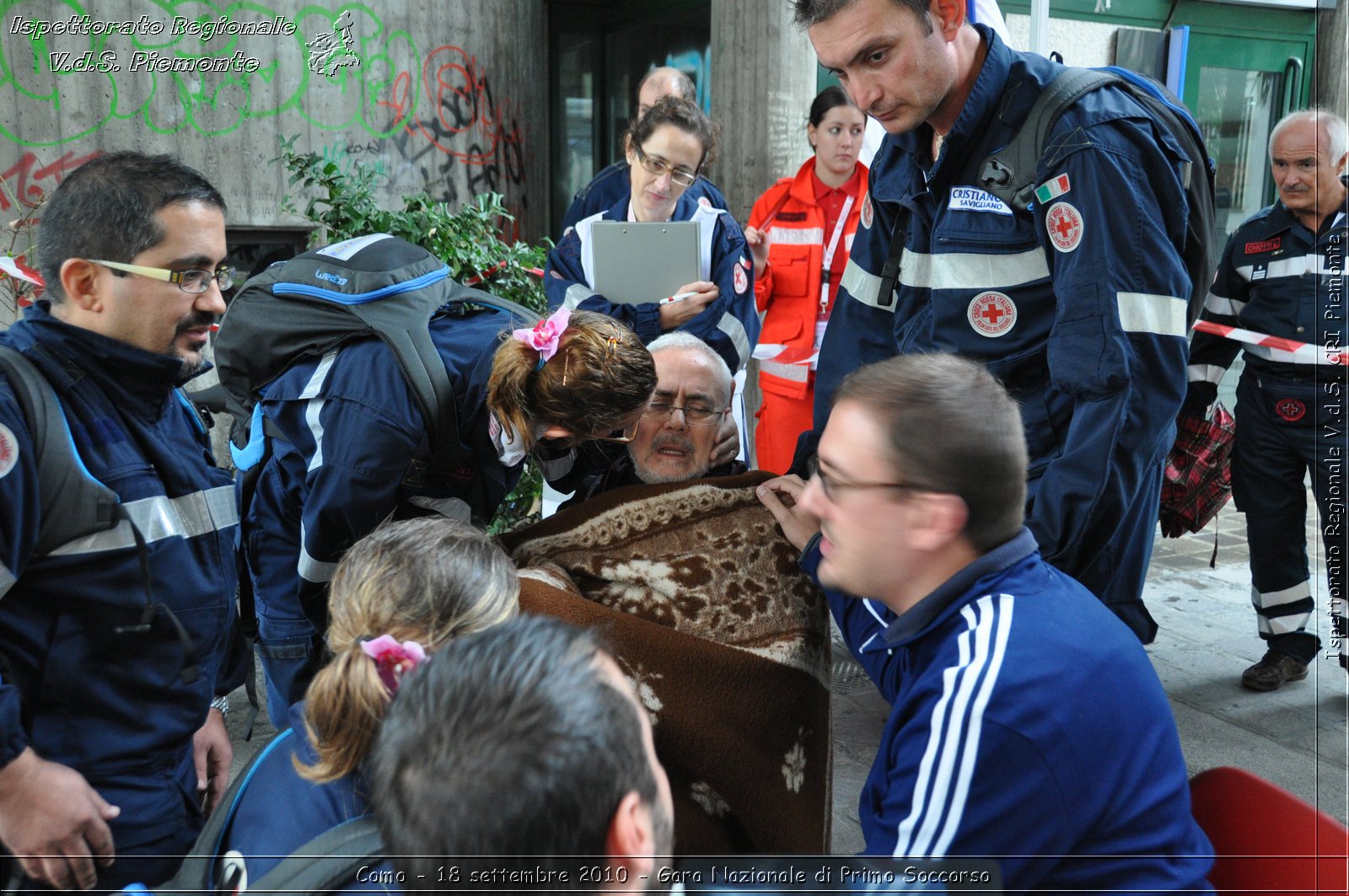 Como - 18 settembre 2010 - Gara Nazionale di Primo Soccorso -  Croce Rossa Italiana - Ispettorato Regionale Volontari del Soccorso Piemonte