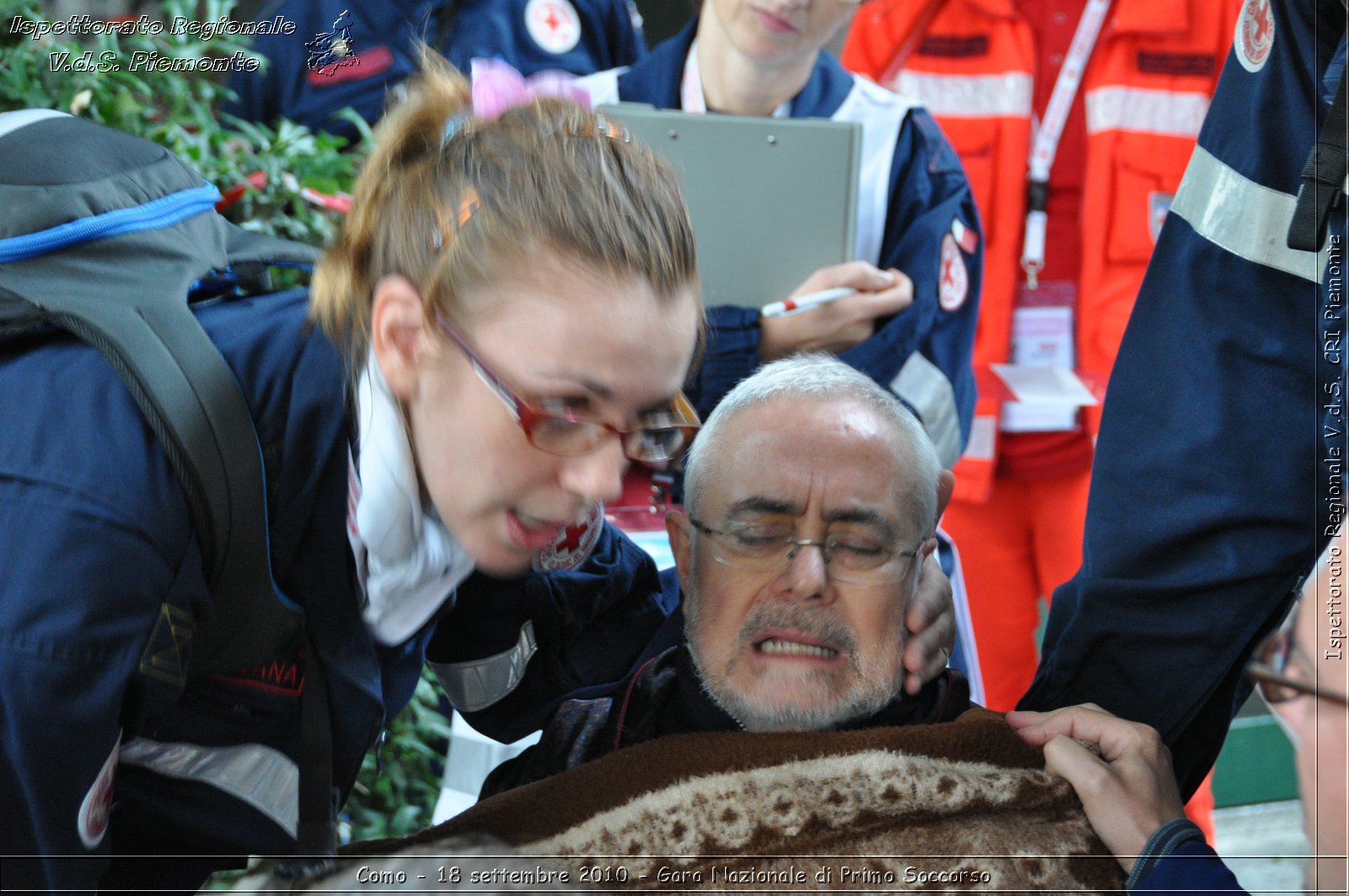 Como - 18 settembre 2010 - Gara Nazionale di Primo Soccorso -  Croce Rossa Italiana - Ispettorato Regionale Volontari del Soccorso Piemonte