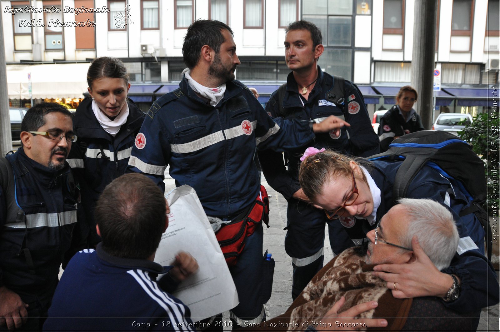 Como - 18 settembre 2010 - Gara Nazionale di Primo Soccorso -  Croce Rossa Italiana - Ispettorato Regionale Volontari del Soccorso Piemonte