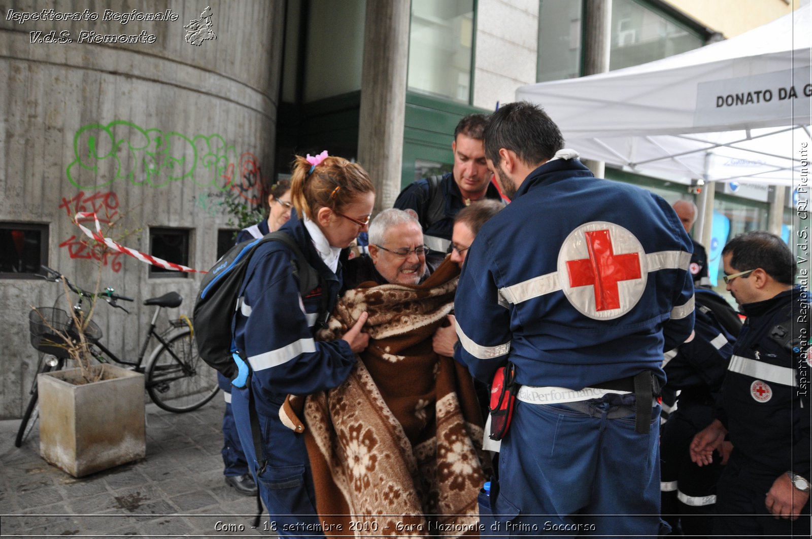 Como - 18 settembre 2010 - Gara Nazionale di Primo Soccorso -  Croce Rossa Italiana - Ispettorato Regionale Volontari del Soccorso Piemonte