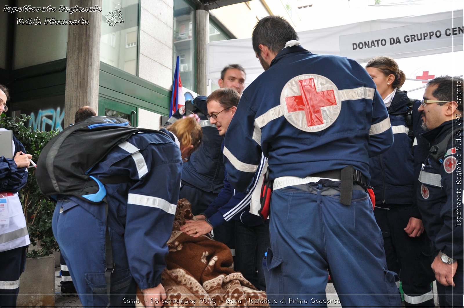 Como - 18 settembre 2010 - Gara Nazionale di Primo Soccorso -  Croce Rossa Italiana - Ispettorato Regionale Volontari del Soccorso Piemonte