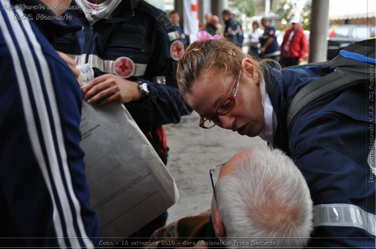 Como - 18 settembre 2010 - Gara Nazionale di Primo Soccorso -  Croce Rossa Italiana - Ispettorato Regionale Volontari del Soccorso Piemonte