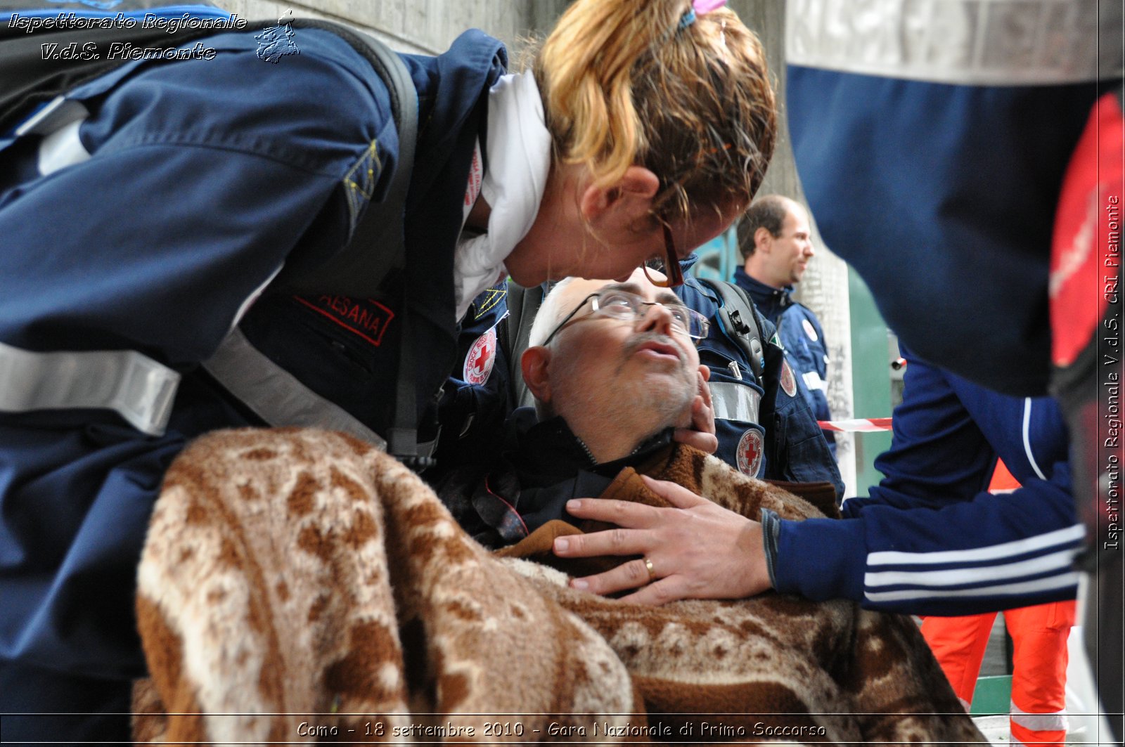 Como - 18 settembre 2010 - Gara Nazionale di Primo Soccorso -  Croce Rossa Italiana - Ispettorato Regionale Volontari del Soccorso Piemonte