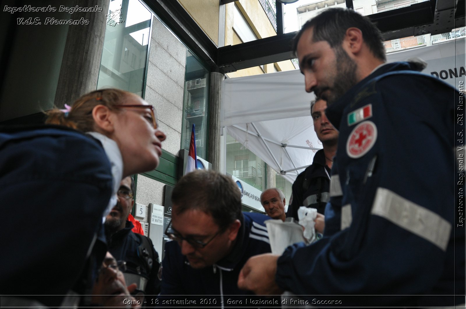 Como - 18 settembre 2010 - Gara Nazionale di Primo Soccorso -  Croce Rossa Italiana - Ispettorato Regionale Volontari del Soccorso Piemonte