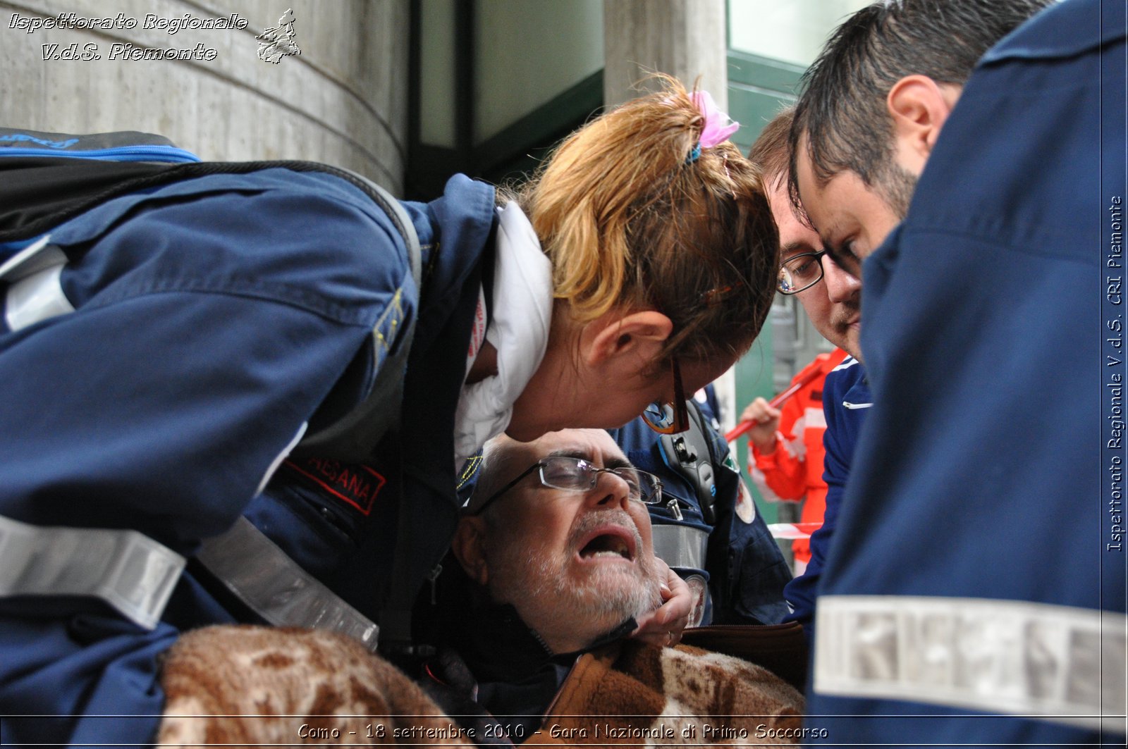 Como - 18 settembre 2010 - Gara Nazionale di Primo Soccorso -  Croce Rossa Italiana - Ispettorato Regionale Volontari del Soccorso Piemonte