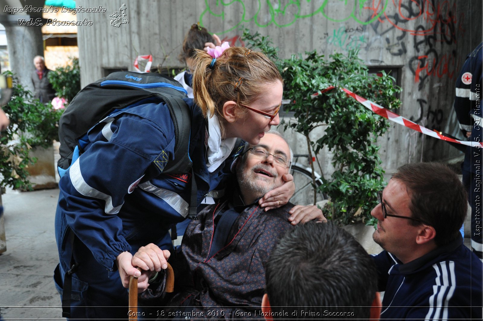 Como - 18 settembre 2010 - Gara Nazionale di Primo Soccorso -  Croce Rossa Italiana - Ispettorato Regionale Volontari del Soccorso Piemonte