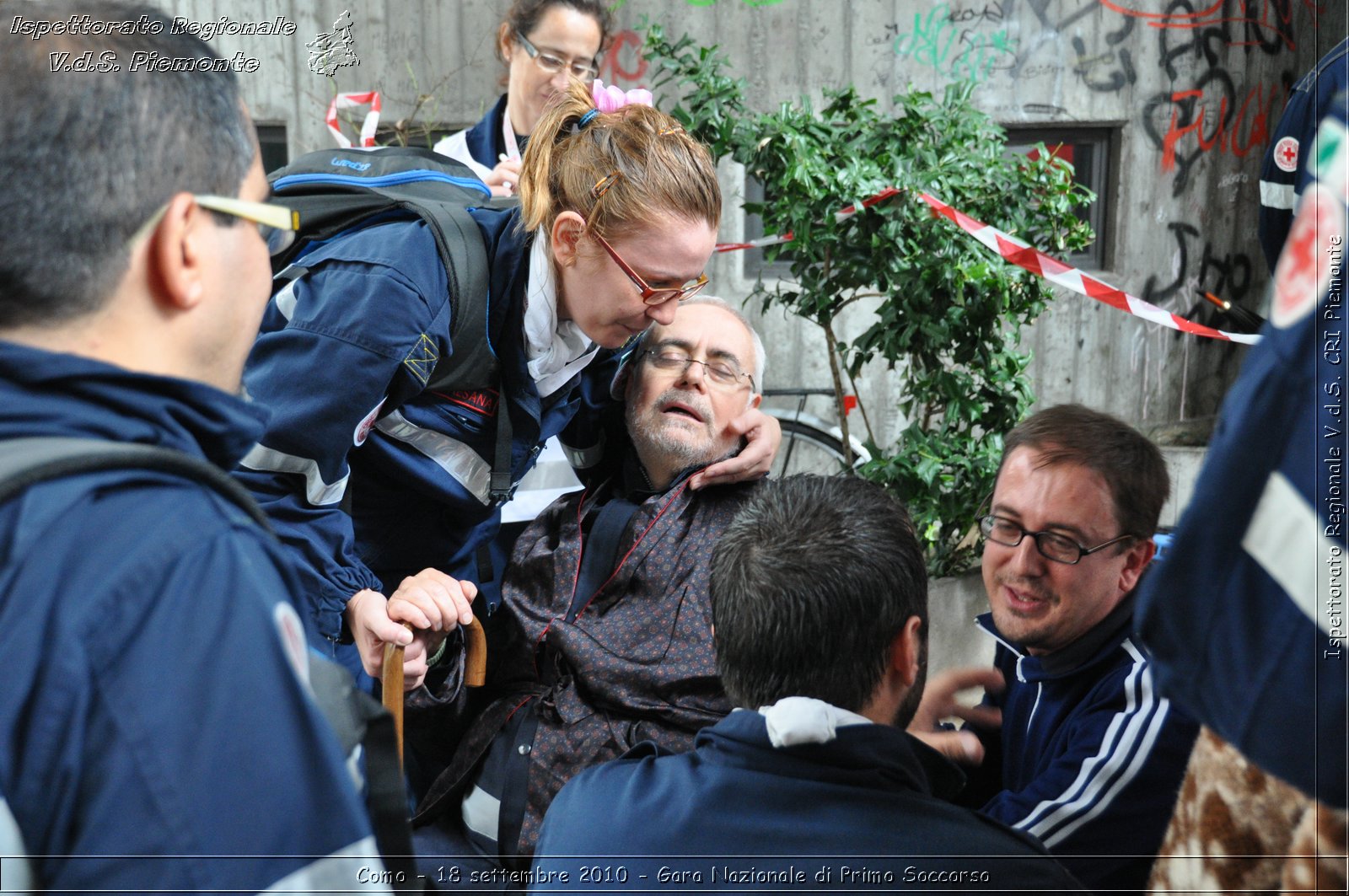 Como - 18 settembre 2010 - Gara Nazionale di Primo Soccorso -  Croce Rossa Italiana - Ispettorato Regionale Volontari del Soccorso Piemonte