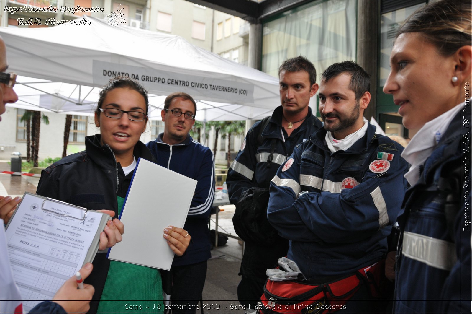 Como - 18 settembre 2010 - Gara Nazionale di Primo Soccorso -  Croce Rossa Italiana - Ispettorato Regionale Volontari del Soccorso Piemonte