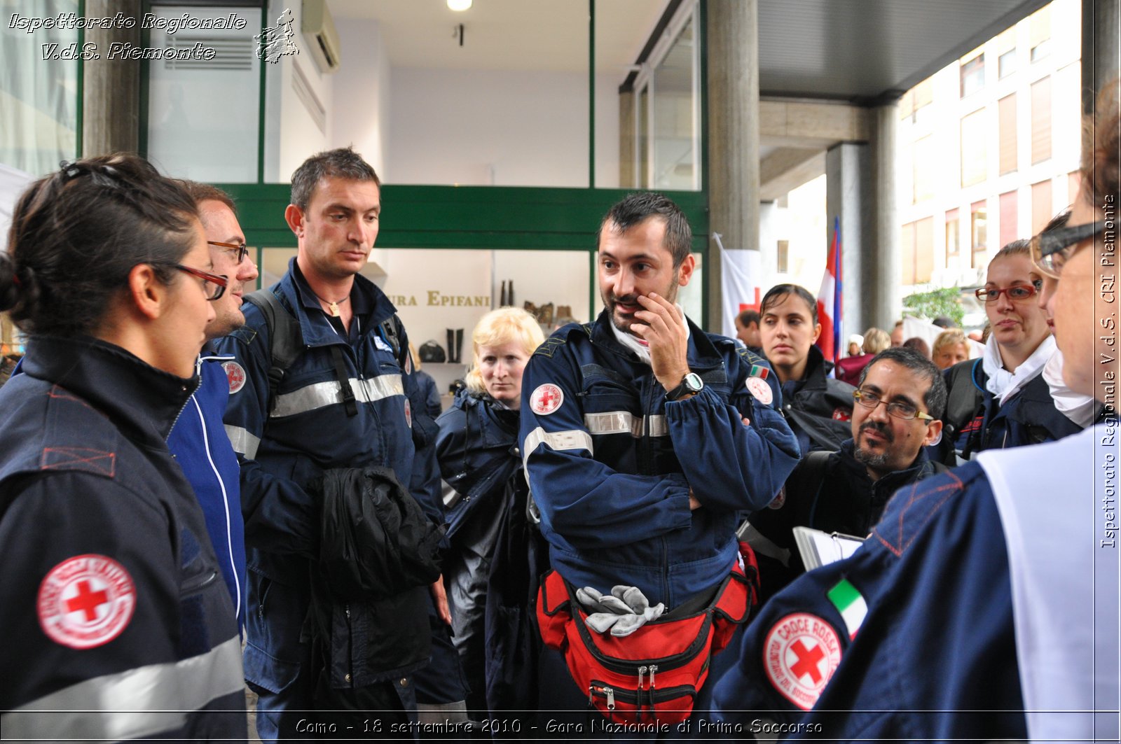 Como - 18 settembre 2010 - Gara Nazionale di Primo Soccorso -  Croce Rossa Italiana - Ispettorato Regionale Volontari del Soccorso Piemonte