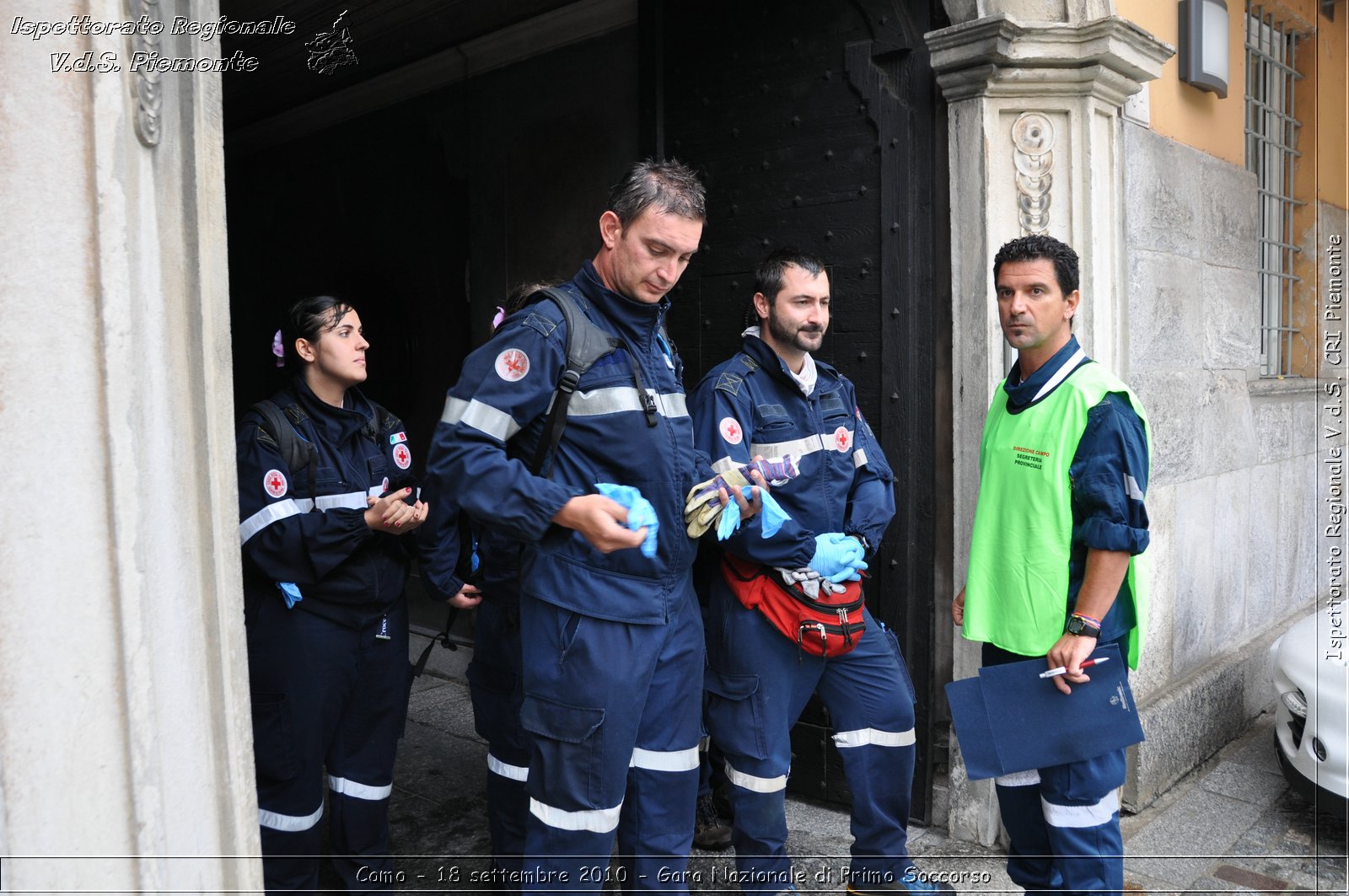 Como - 18 settembre 2010 - Gara Nazionale di Primo Soccorso -  Croce Rossa Italiana - Ispettorato Regionale Volontari del Soccorso Piemonte