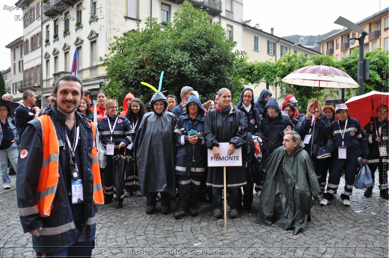 Como - 18 settembre 2010 - Gara Nazionale di Primo Soccorso -  Croce Rossa Italiana - Ispettorato Regionale Volontari del Soccorso Piemonte