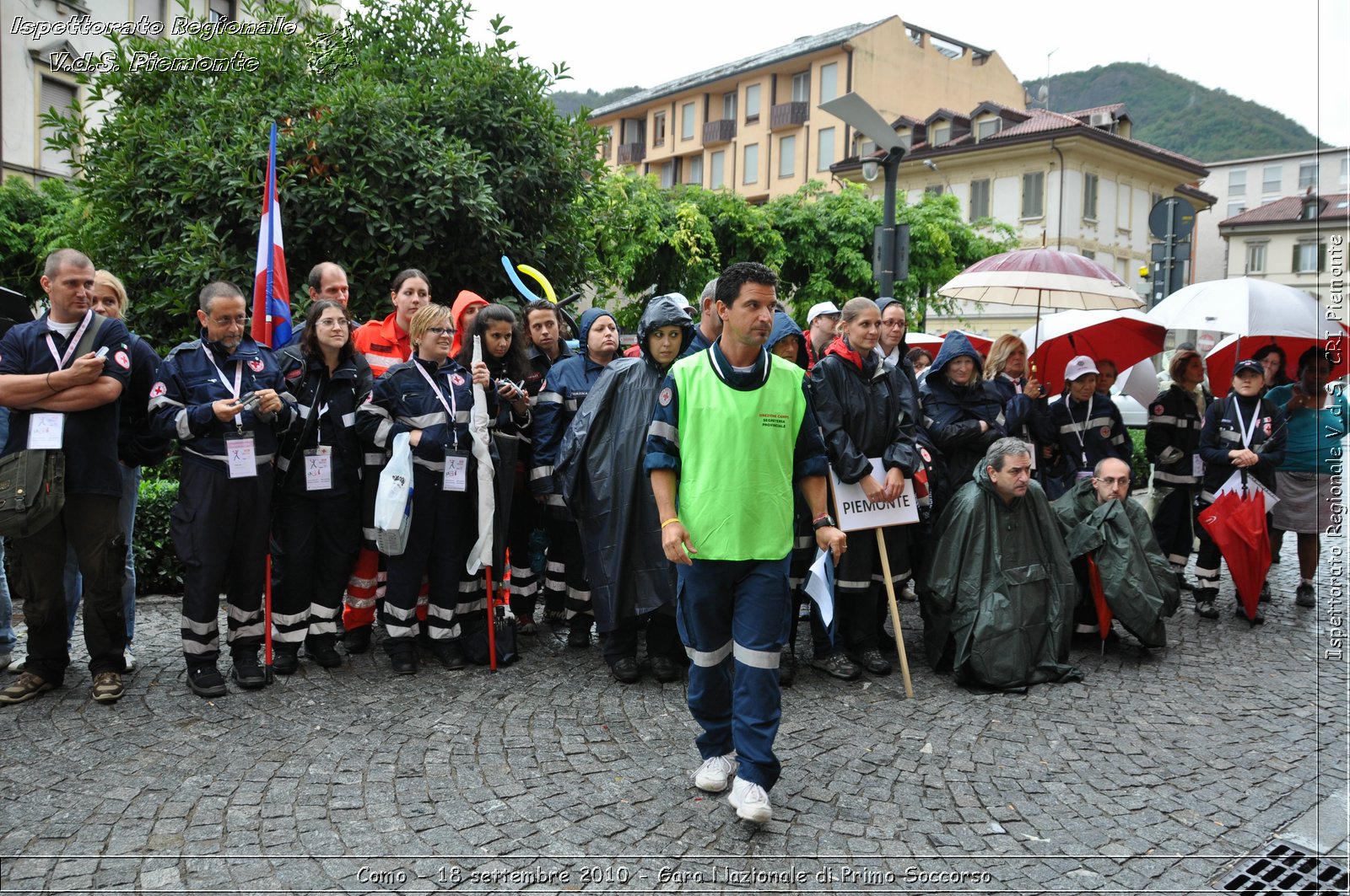 Como - 18 settembre 2010 - Gara Nazionale di Primo Soccorso -  Croce Rossa Italiana - Ispettorato Regionale Volontari del Soccorso Piemonte