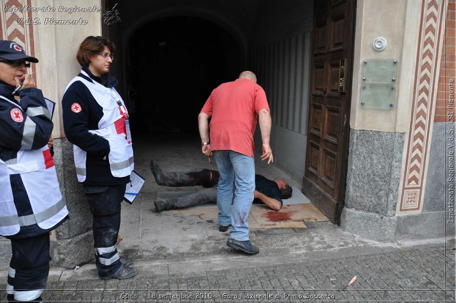 Como - 18 settembre 2010 - Gara Nazionale di Primo Soccorso -  Croce Rossa Italiana - Ispettorato Regionale Volontari del Soccorso Piemonte