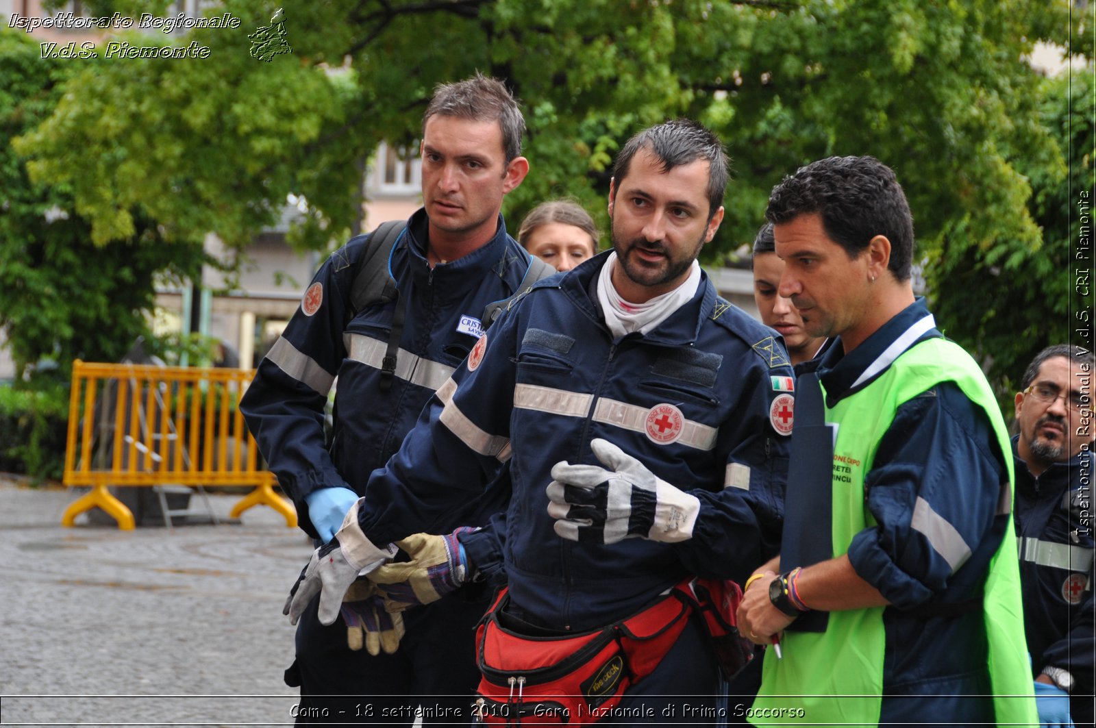 Como - 18 settembre 2010 - Gara Nazionale di Primo Soccorso -  Croce Rossa Italiana - Ispettorato Regionale Volontari del Soccorso Piemonte