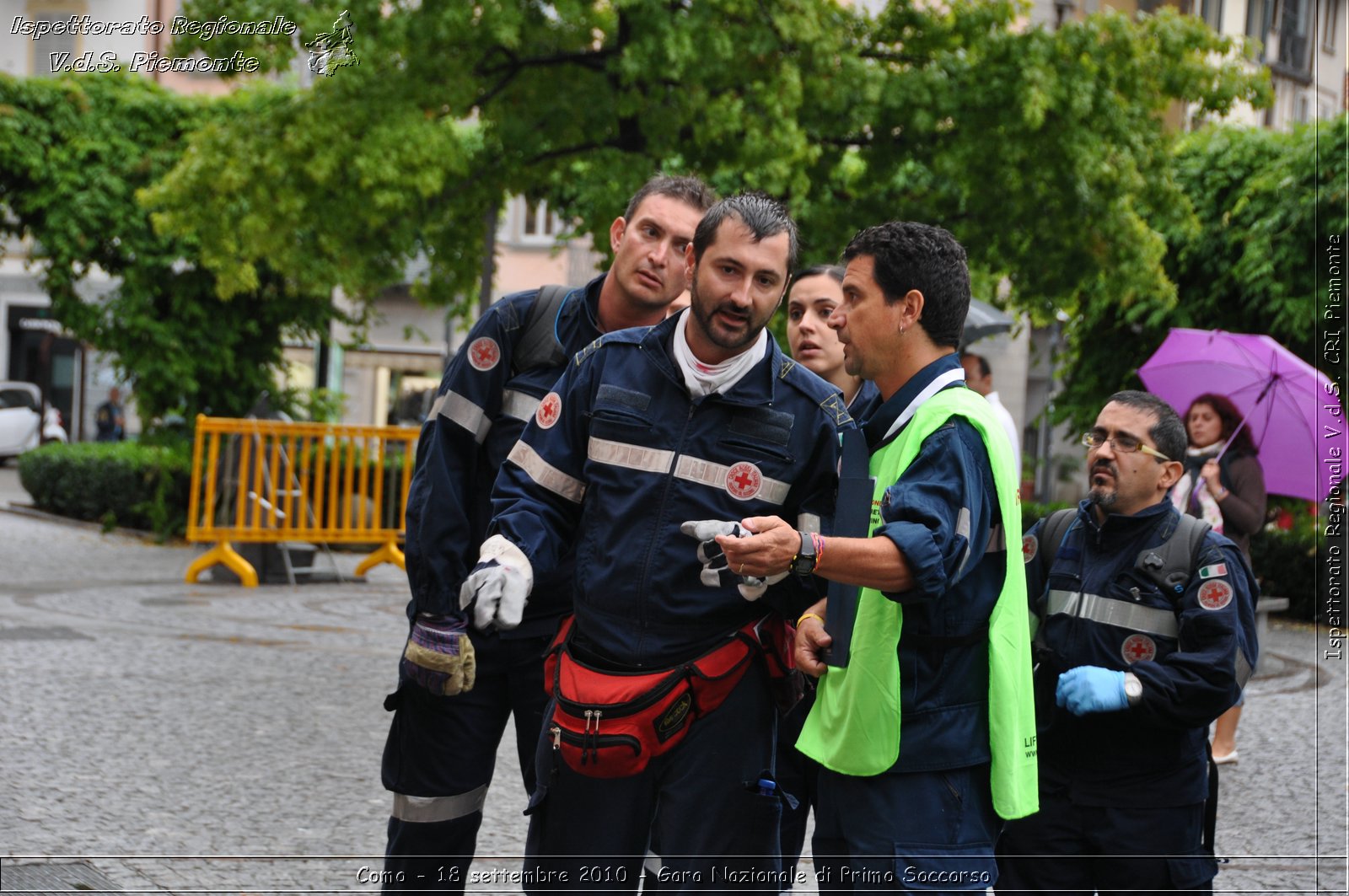 Como - 18 settembre 2010 - Gara Nazionale di Primo Soccorso -  Croce Rossa Italiana - Ispettorato Regionale Volontari del Soccorso Piemonte