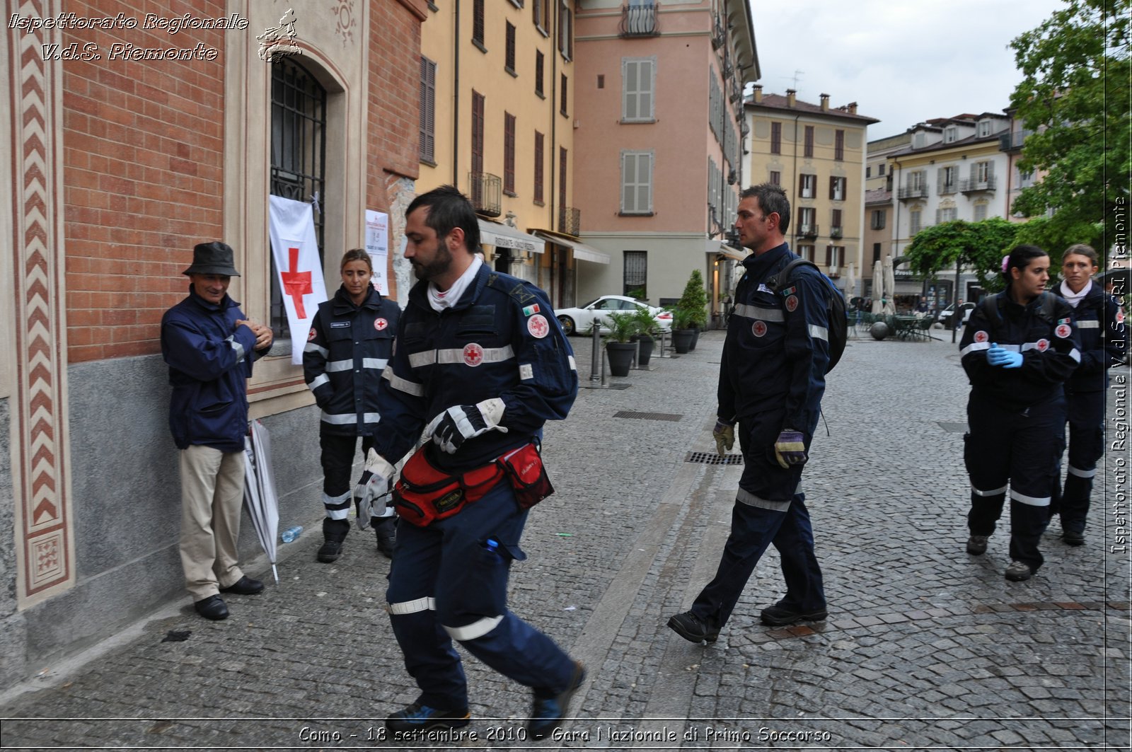 Como - 18 settembre 2010 - Gara Nazionale di Primo Soccorso -  Croce Rossa Italiana - Ispettorato Regionale Volontari del Soccorso Piemonte