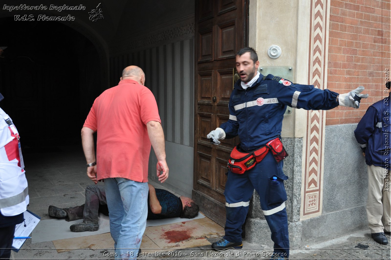 Como - 18 settembre 2010 - Gara Nazionale di Primo Soccorso -  Croce Rossa Italiana - Ispettorato Regionale Volontari del Soccorso Piemonte