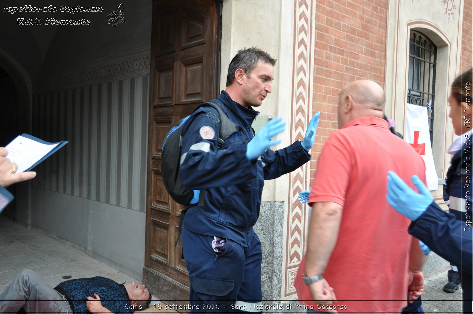 Como - 18 settembre 2010 - Gara Nazionale di Primo Soccorso -  Croce Rossa Italiana - Ispettorato Regionale Volontari del Soccorso Piemonte