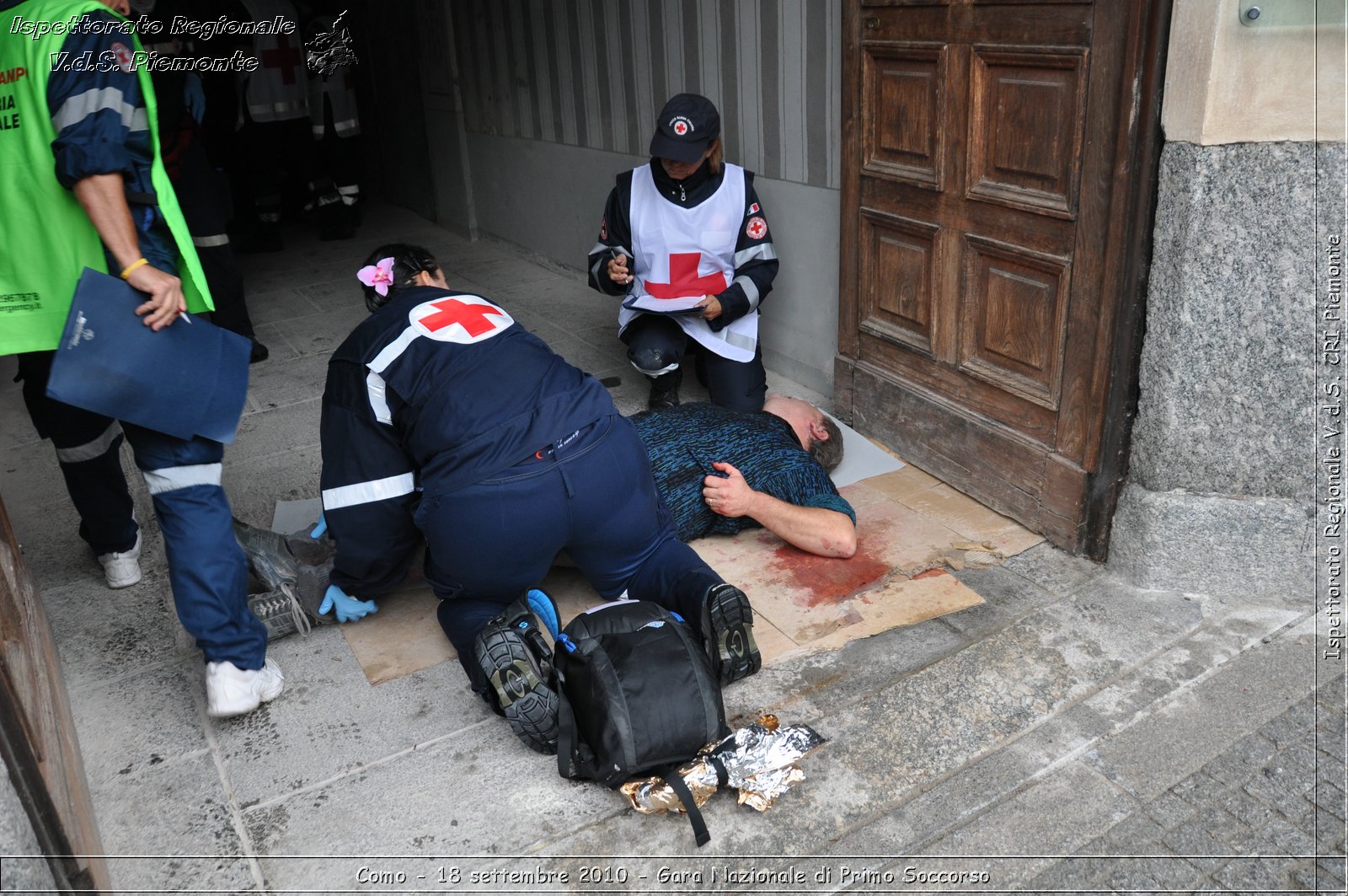 Como - 18 settembre 2010 - Gara Nazionale di Primo Soccorso -  Croce Rossa Italiana - Ispettorato Regionale Volontari del Soccorso Piemonte