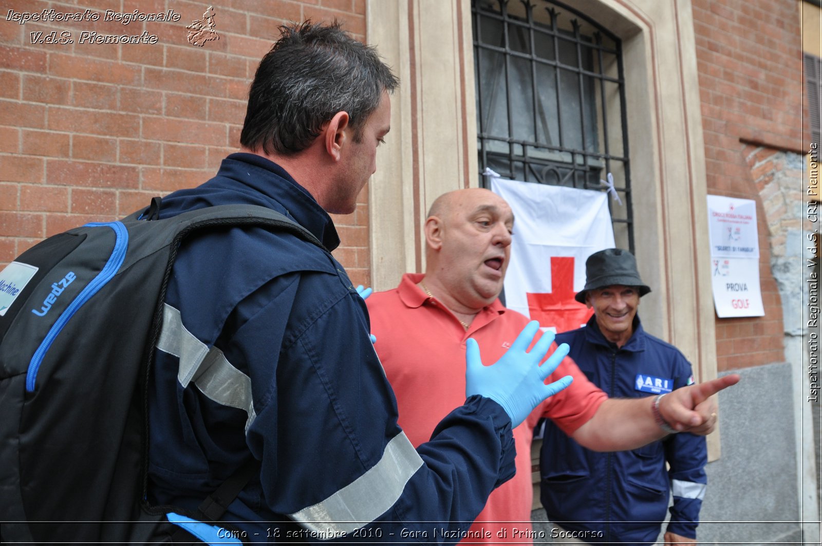 Como - 18 settembre 2010 - Gara Nazionale di Primo Soccorso -  Croce Rossa Italiana - Ispettorato Regionale Volontari del Soccorso Piemonte