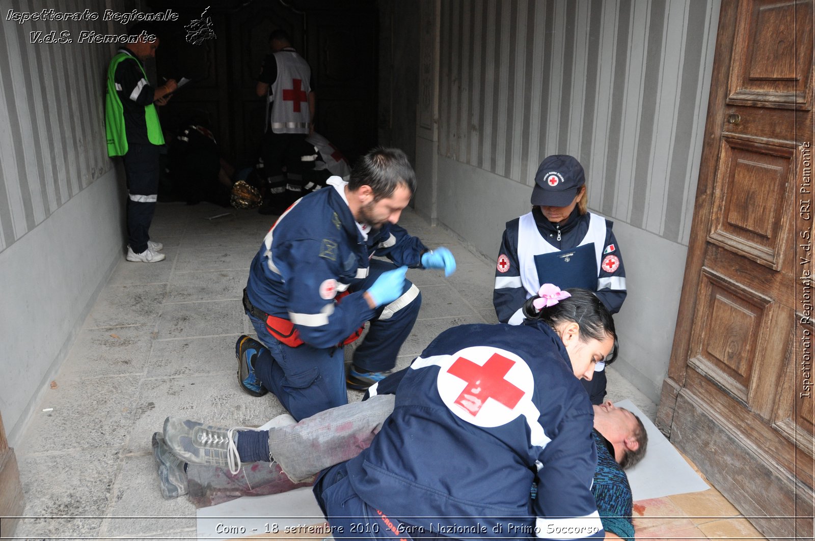 Como - 18 settembre 2010 - Gara Nazionale di Primo Soccorso -  Croce Rossa Italiana - Ispettorato Regionale Volontari del Soccorso Piemonte