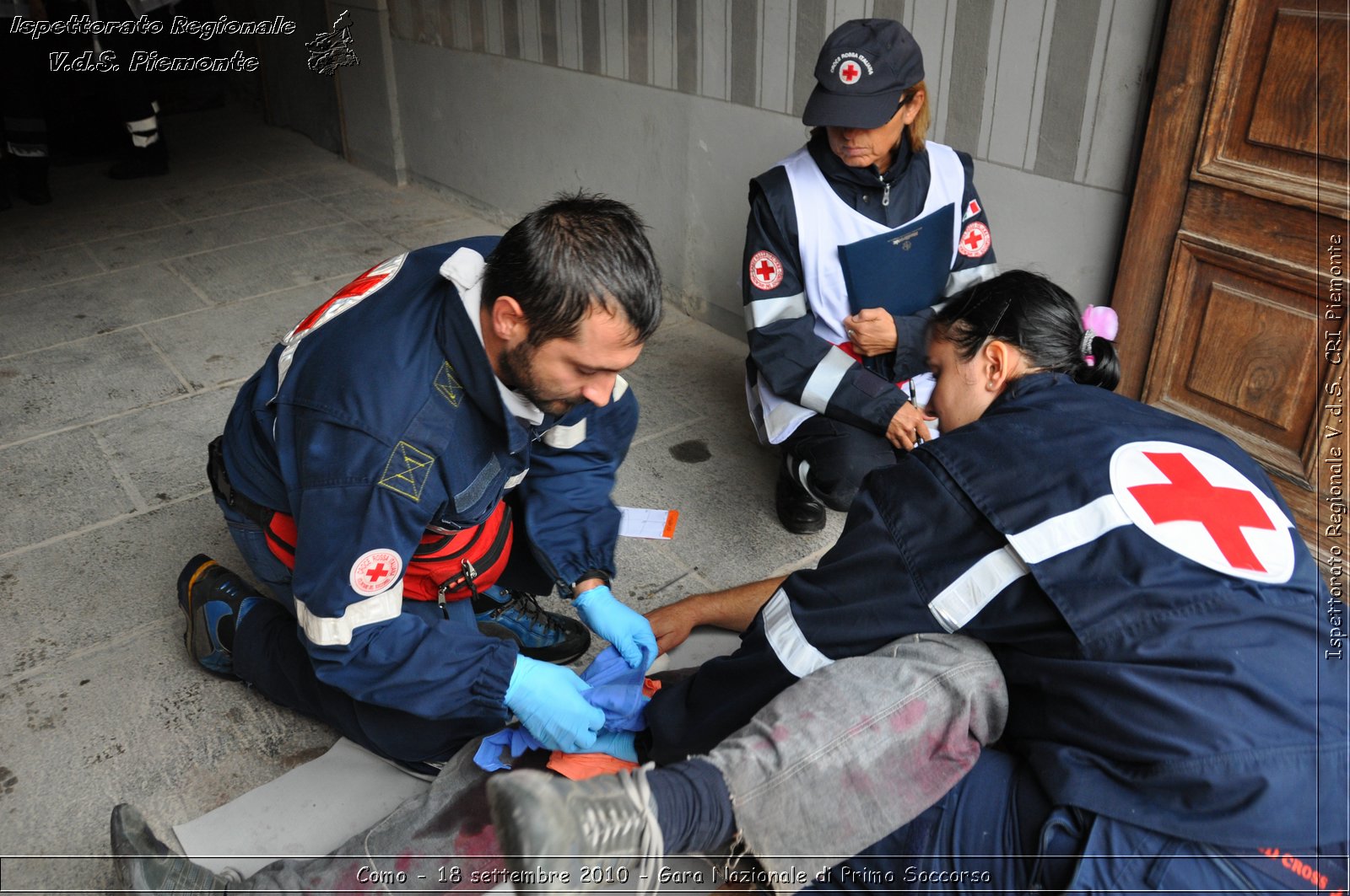 Como - 18 settembre 2010 - Gara Nazionale di Primo Soccorso -  Croce Rossa Italiana - Ispettorato Regionale Volontari del Soccorso Piemonte