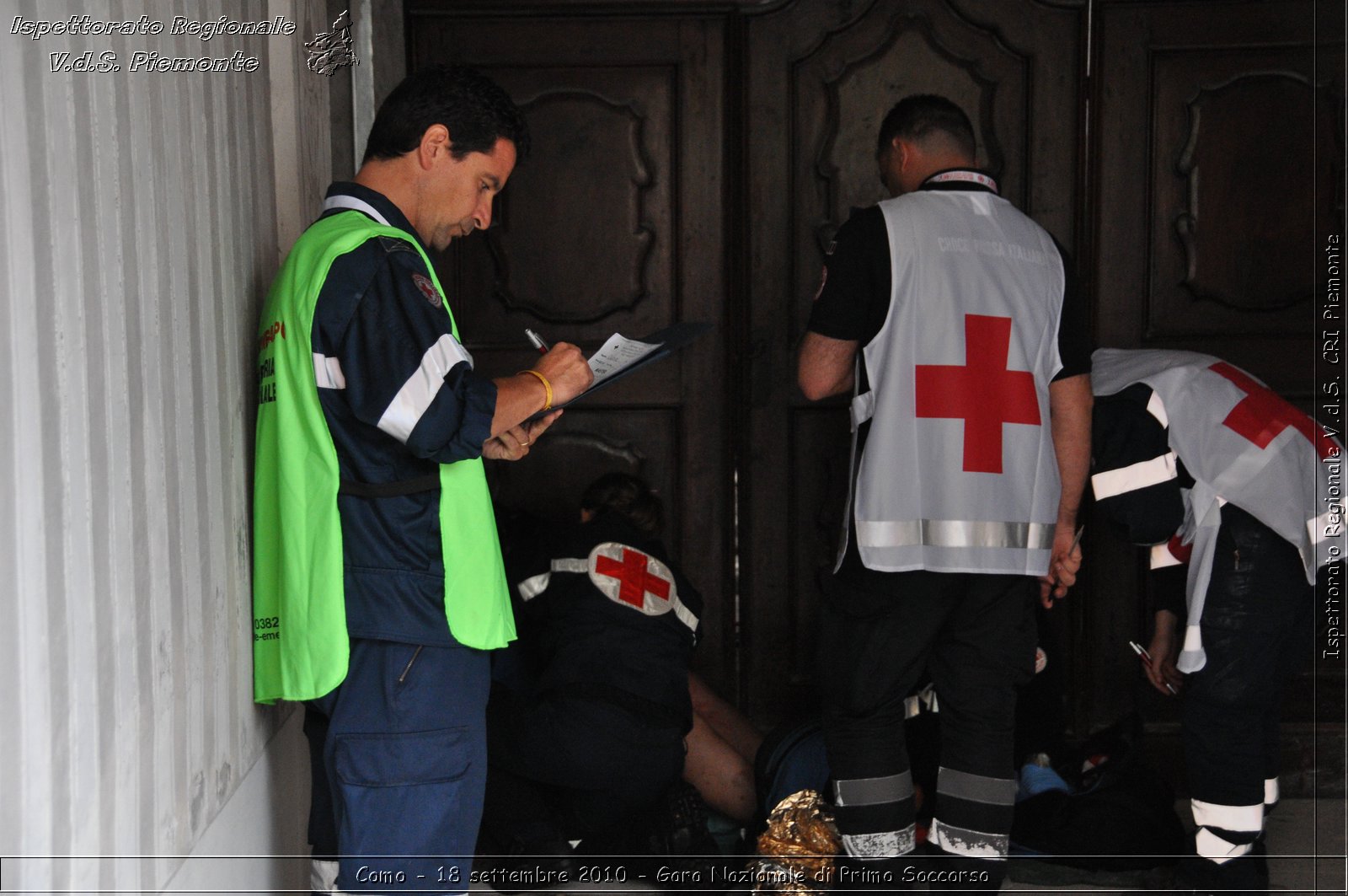 Como - 18 settembre 2010 - Gara Nazionale di Primo Soccorso -  Croce Rossa Italiana - Ispettorato Regionale Volontari del Soccorso Piemonte