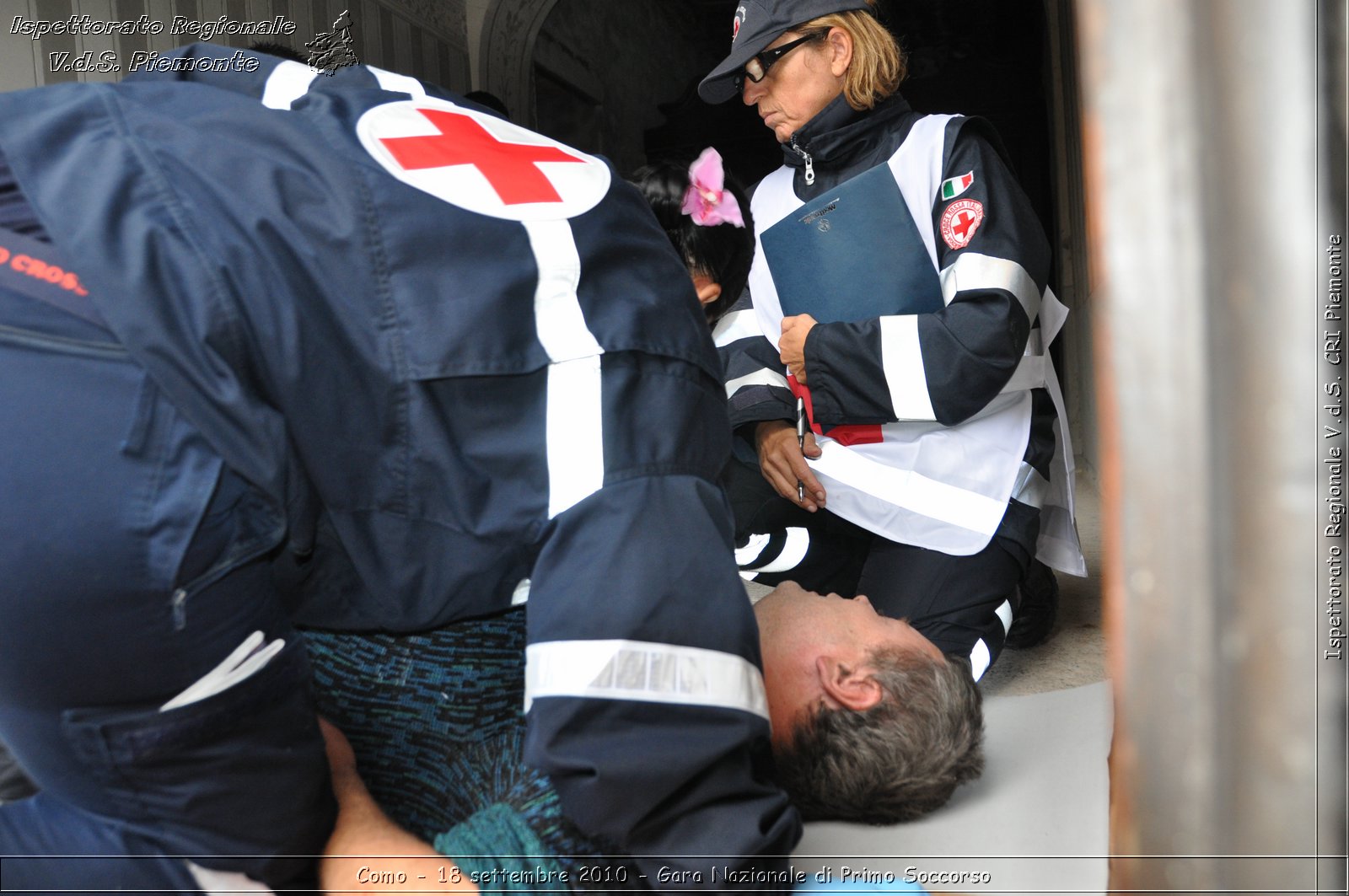 Como - 18 settembre 2010 - Gara Nazionale di Primo Soccorso -  Croce Rossa Italiana - Ispettorato Regionale Volontari del Soccorso Piemonte